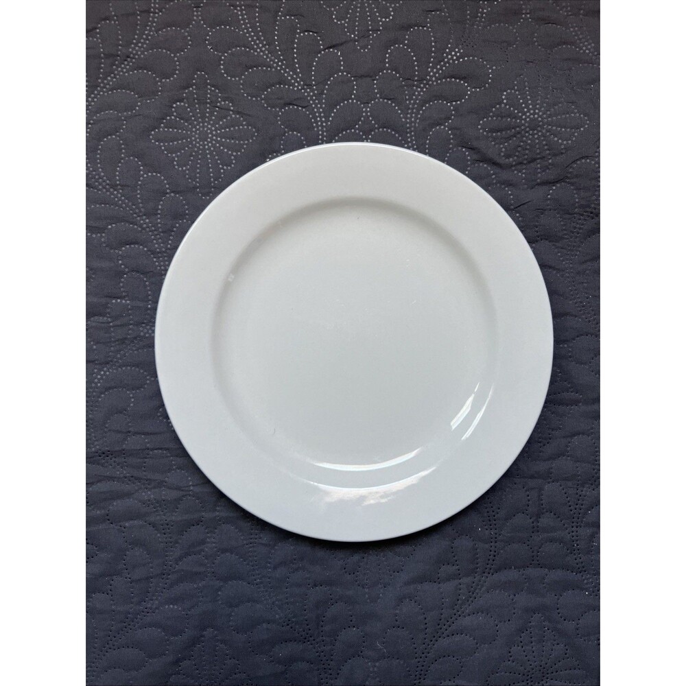 VTG Delco Atlantic China Porcelain 9” White Salad Plate 1pc Dinnerware Replace